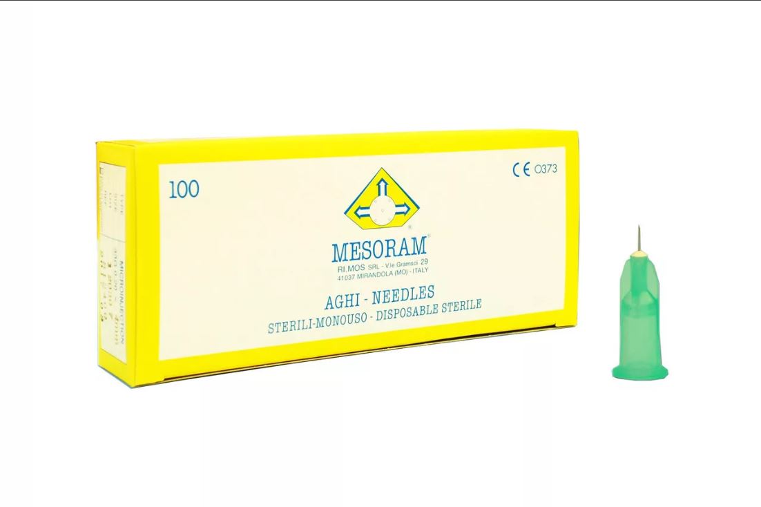 Иглы для микроинъекций 33G с лазерной заточкой (0,20х4mm) 100 шт.