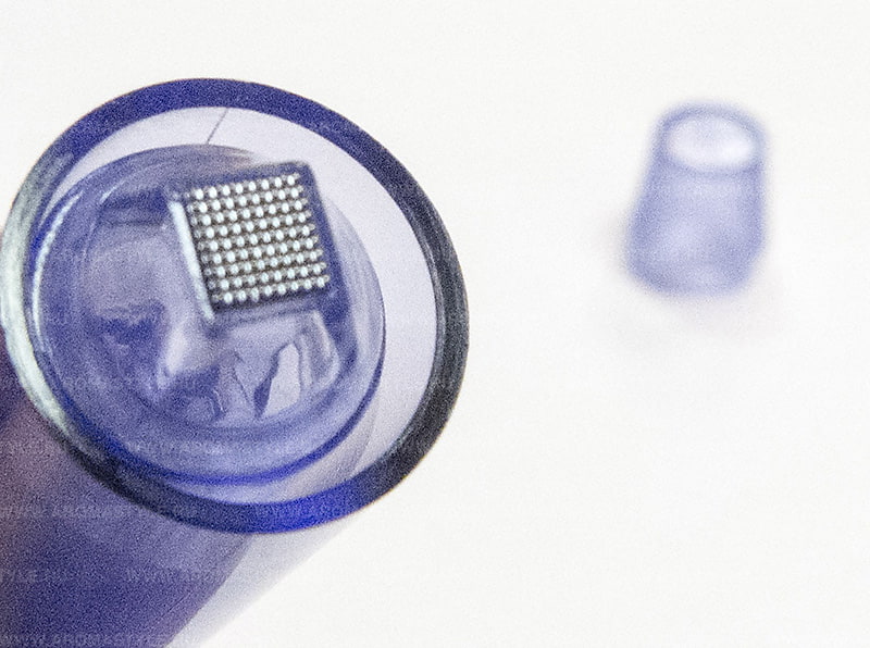 Стерильный одноразовый картридж для Dr.Pen Ultima A1-C - кремниевая пластина с наноиглами